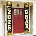 thumbnail image 1 of KUNPENG Graduation Decorations 2026, Class of 2026 Graduation Banner, Graduation Party Supplies, Graduation Porch Sign, 70.9 x 11.8 Inch, 2026 Grad Printed Decor, 2 Pcs, 1 of 6