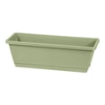 thumbnail image 1 of KUNPENG Rectangular Planter Box for Vegetables and Herbs Durable Plastic Window Box for Indoor Outdoor Windowsill Garden 19x7x6", 1 of 5