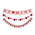 thumbnail image 1 of KUNPENG Red Glittery Happy Valentine's Day Banner & Red Pink Glittery Heart Garlands Banner, No DIY, Reusable Paper Valentine Decorations Party Supplies Romantic Party, 1 of 5