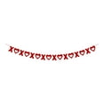 thumbnail image 1 of KUNPENG Red Glittery Happy Valentine's Day Banner & Red Pink Glittery Heart Garlands Banner, No DIY, Reusable Paper Valentine Decorations Party Supplies Romantic Party, 1 of 5