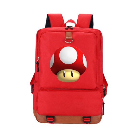 KUNPENG Teen Back to School School Backpack 17 Inch Super Bros Cartoon Laptop Bag for Bo'ys Gir'ls, Lightweight Large Capacity Elementary Student Bookbag Video Game Hero Travel Rucksack, Black