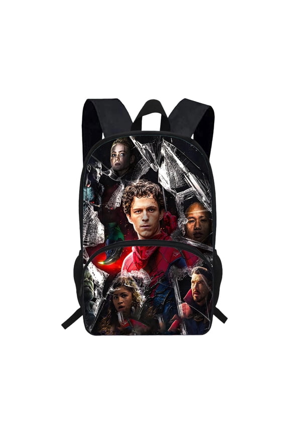 Web Slinger Rucksack Teen Spidey School Bag Large Capacity Spider Hero Bookbag for Bo'ys Casual Travel Daypack Back to School Supply Durable Storage Day Pack Halloween Christmas Birthday Gift