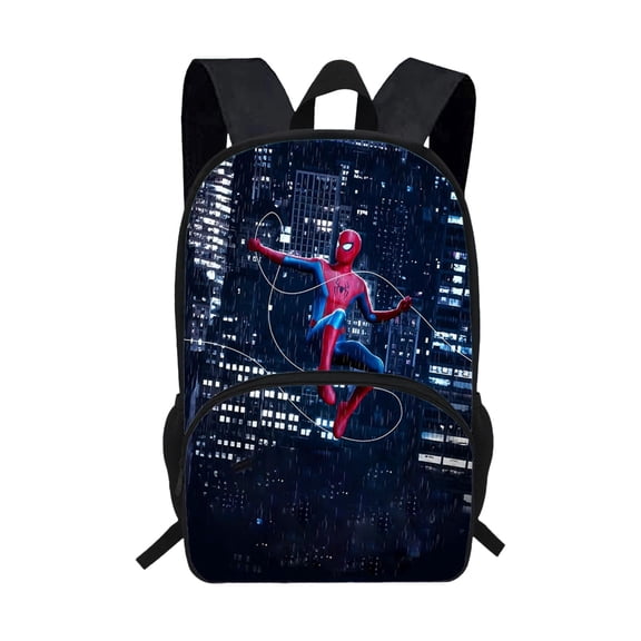 KUNPENG Web Slinger Rucksack Teen Spidey School Bag Large Capacity Spider Hero Bookbag for Bo'ys Casual Travel Daypack Back to School Supply Durable Storage Day Pack Halloween Christmas Birthday Gift