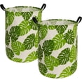 thumbnail image 1 of KUNRO 2-Pack Large Laundry Basket,Waterproof Laundry Hamper Collapsible Clothes Hamper with Handles for Kids Clothes Toys Dorm and Family(Round 63L), 1 of 5