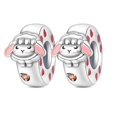 thumbnail image 1 of KUNSIR 2PCS Stopper Beads Charms for Bracelets Clip Spacer Charm Bracelet Stoppers, 1 of 1