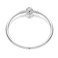 thumbnail image 1 of KUNSIR 925 Sterling Silver Heroic Justice Bangle Bracelet Women Jewelry Gifts 7.1 in, 1 of 3