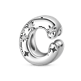 thumbnail image 1 of KUNSIR 925 Sterling Silver Letter C Charm For Bracelet Or Necklace Pendant Charm, 1 of 3