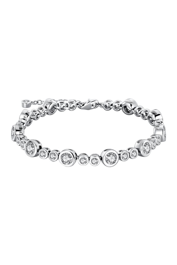 925 Sterling Silver Starry Bubble Bracelet Round Bead Chain Women Gifts