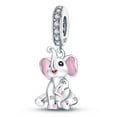 thumbnail image 1 of KUNSIR Lucky Elephant Charm Good Luck Symbol Crystal Bead for Pando Bracelet, 1 of 5