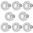 KUNTAERY 8 Sets Button Pins for Jeans, Pants Button Replacement, No Sew