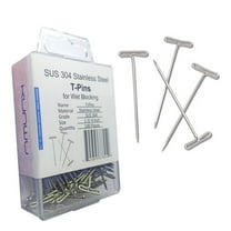 Kunwu 3 Size T-Pin Sewing Pins, 100 Count