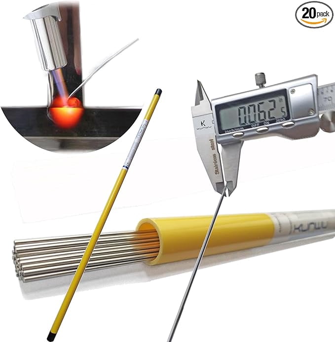 ALUALOY 10 Rods - Easy, Siple Welding Rods, Aluinu Repair Rods 1/8 In X 18 In Aluinu