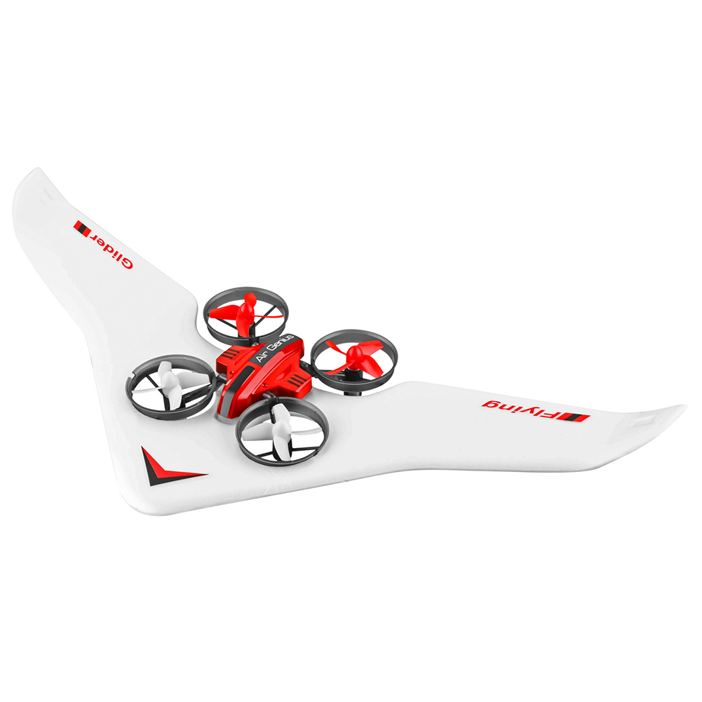 KUNyu 3 in 1 RC Mini Quadcopter Glider Hovercraft Boat Mode Fixed Wing ...