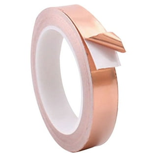 NUOLUX 1 Roll of Copper Foil Tape Self-adhesive Copper Tape Double-sided  Conductive Tape 