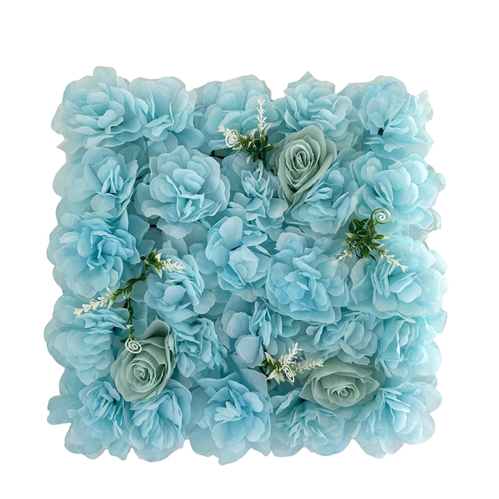 KUNyu Artificial Rose Flower Wall Panel Wedding Bridal Baby Shower