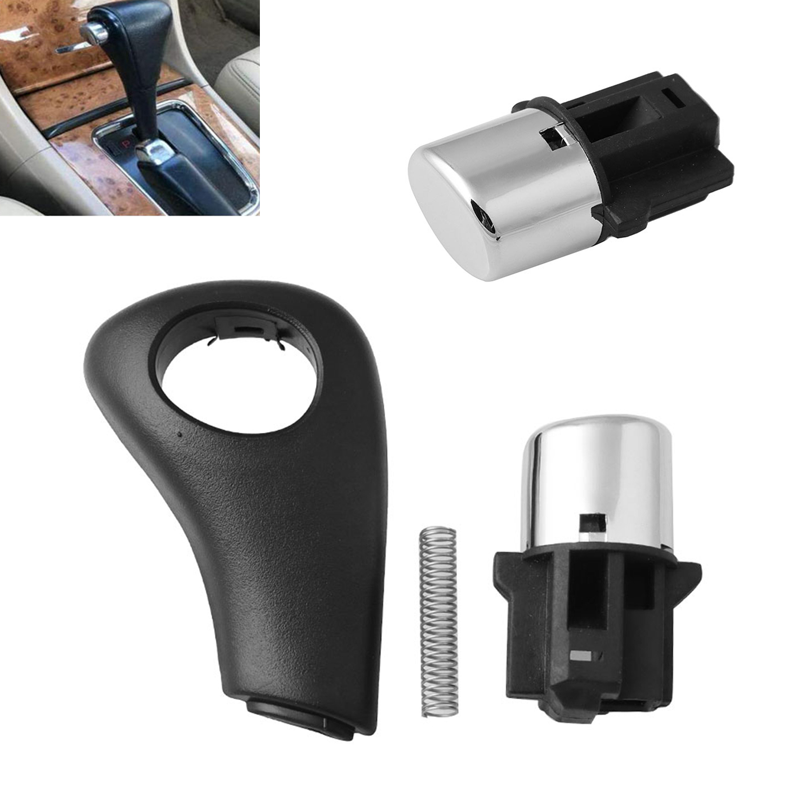 KUNyu Car Vehicle Gear Shift Knob Button Handle Accessories for Honda