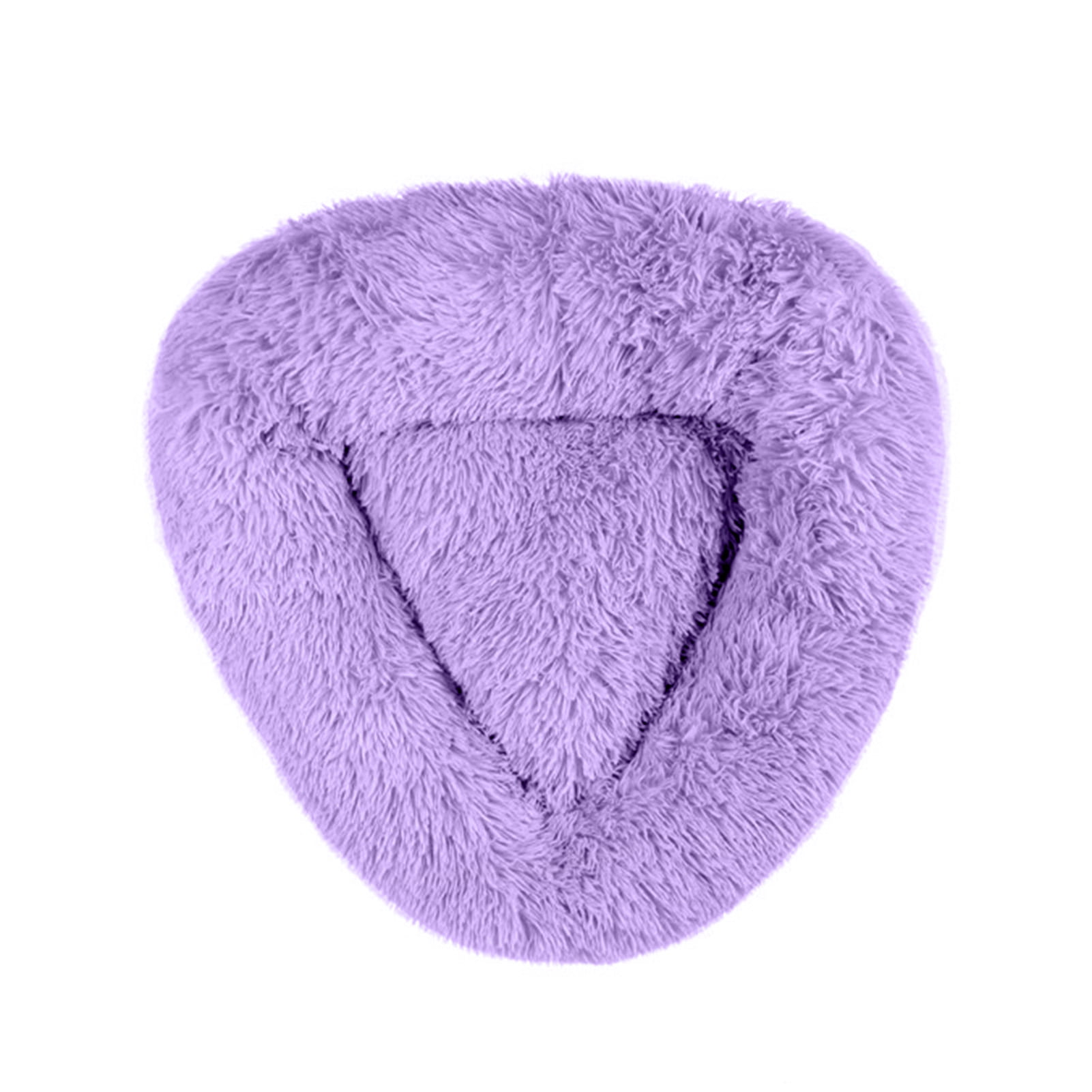 KUNyu Cozy Triangle Dog Bed Anti-Anxiety Deep Sleep Plush Warm ...