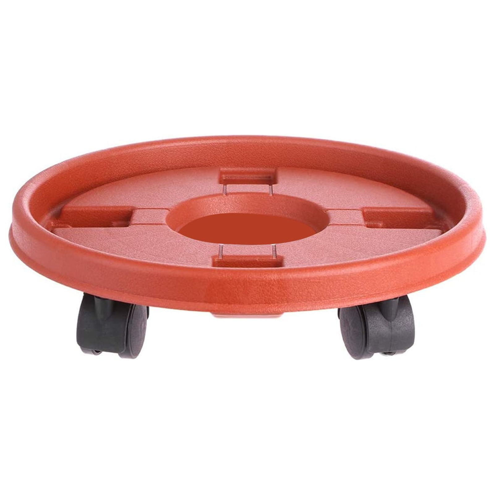 KUNyu Flower Pot Bottom Stand Trolley Movable Tray Plant Saucer with