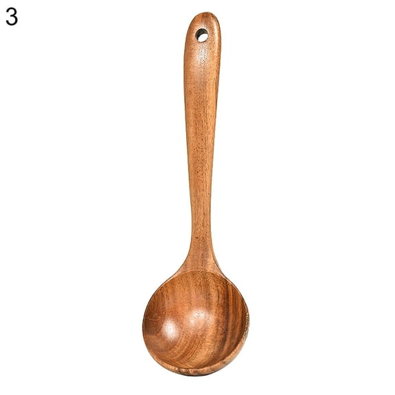 KUNyu Non-Stick Teakwood Wooden Spatula Spoon Household Kitchen Utensils Kitchenware