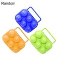 thumbnail image 1 of KUNyu Outdoor Camping Picnic 2/4/6/12 Eggs Holder Container Plastic Storage Box Case, 1 of 10