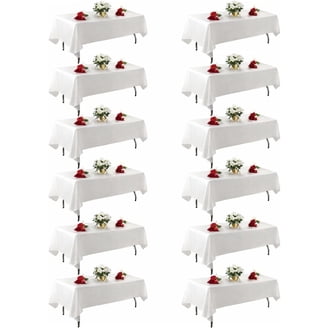 nygtbtfer Rectangle Tablecloth Little White Dogs Pattern Tablecloth for ...