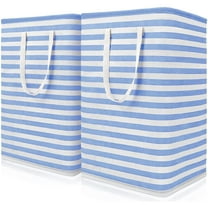KUOSE Laundry Basket, 2-Pack 72L Large Capacity Collapsible Laundry Hamper Waterproof for Home,Dorm Clothes Toy Storage