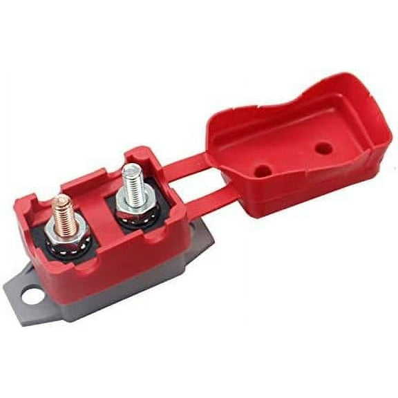 KUOYUH AR Series DC 12V - 24V Automatic Reset Circuit Breaker with Cover Stud Bolt for Automotive and More (45A, 4Pcs)