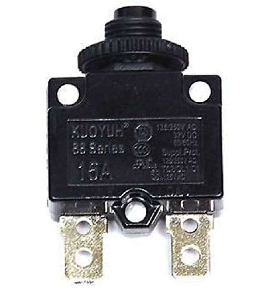 Circuit Breaker,DIYhz Thermal Overload Circuit Breaker 88 Series 7A 32V DC  125/250VAC 50/60Hz 1PC 88-17A Thermal Circuit Breaker Button Switch Single Pole Push