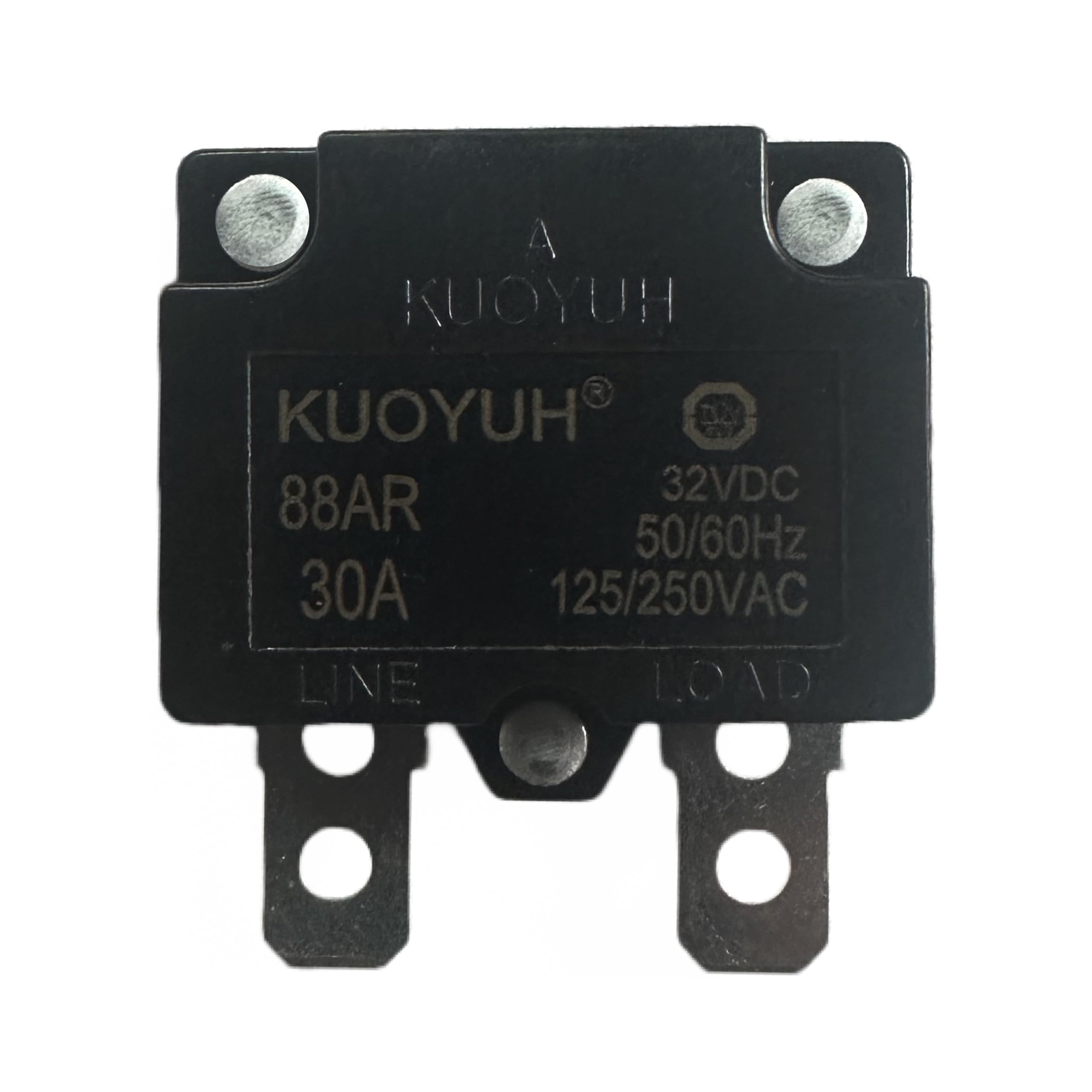 KUOYUH Circuit Breaker 88AR 3A-30A 125/250VAC 50/60Hz (30A)