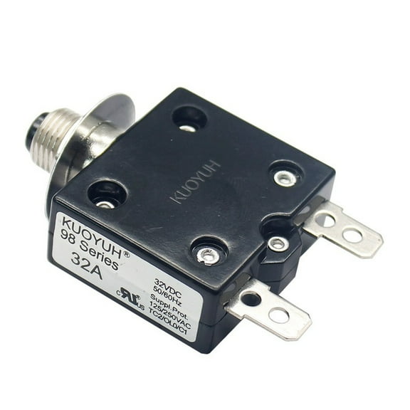 KUOYUH Circuit Breaker 98 Series 32VDC 125/250VAC 50/60Hz (18A-50A) (32A)