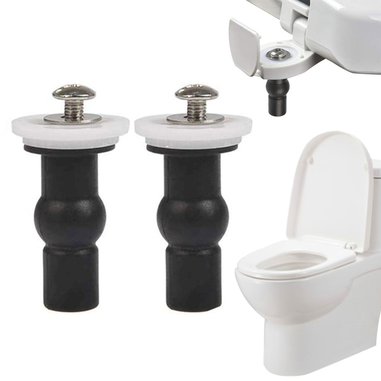 KUOZHUOW 2 X Heavy Duty Toilet Seat Fixing Kit Toilet Screws Robust ...