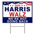 KUOZHUOW Kamala Yard Sign 2024 Kamala for President Yard Signs with H Stakes Voted for