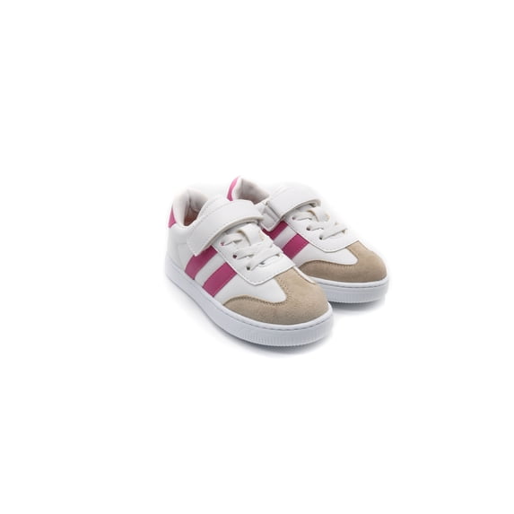 KUPA RAMBA Pink&White Children's Sneakers – Breathable Memory Foam Shoes for Kids, Mesh Lining Comfort Fit EU 27