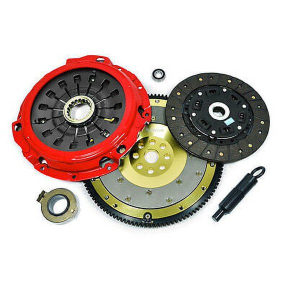 KUPP RACING 2 CLUTCH KIT w/ ALUMINUM FLYWHEEL FITS 00-05 MITSUBISHI ECLIPSE GT V6