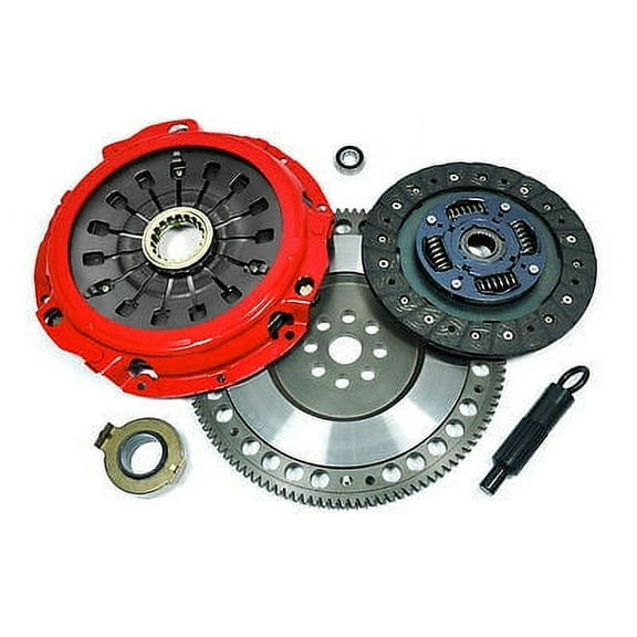 KUPP RACING1 CLUTCH KIT+CHROMOLY FLYWHEEL FITS 2000-2005 MITSUBISHI ECLIPSE GT V6