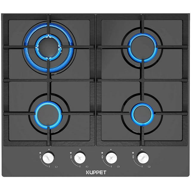 KUPPET 24" Builtin Gas Cooktop QB4074 Stove with 4 Booster Burners