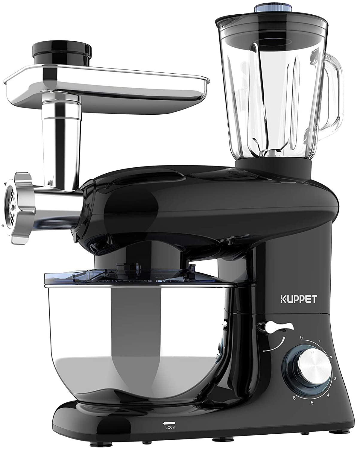https://i5.walmartimages.com/seo/KUPPET-3-in-1-Stand-Mixer-6-Speed-Electric-Mixer-Tilt-Head-Kitchen-Mixer-with-Meat-Grinder-and-Juice-Blender-6-Quarts-850W-Food-Mixer-Black_249a2303-7461-4d15-86e2-025ded148fe2.4bdcd181f99e6c59e7c1c8e4ee328698.jpeg