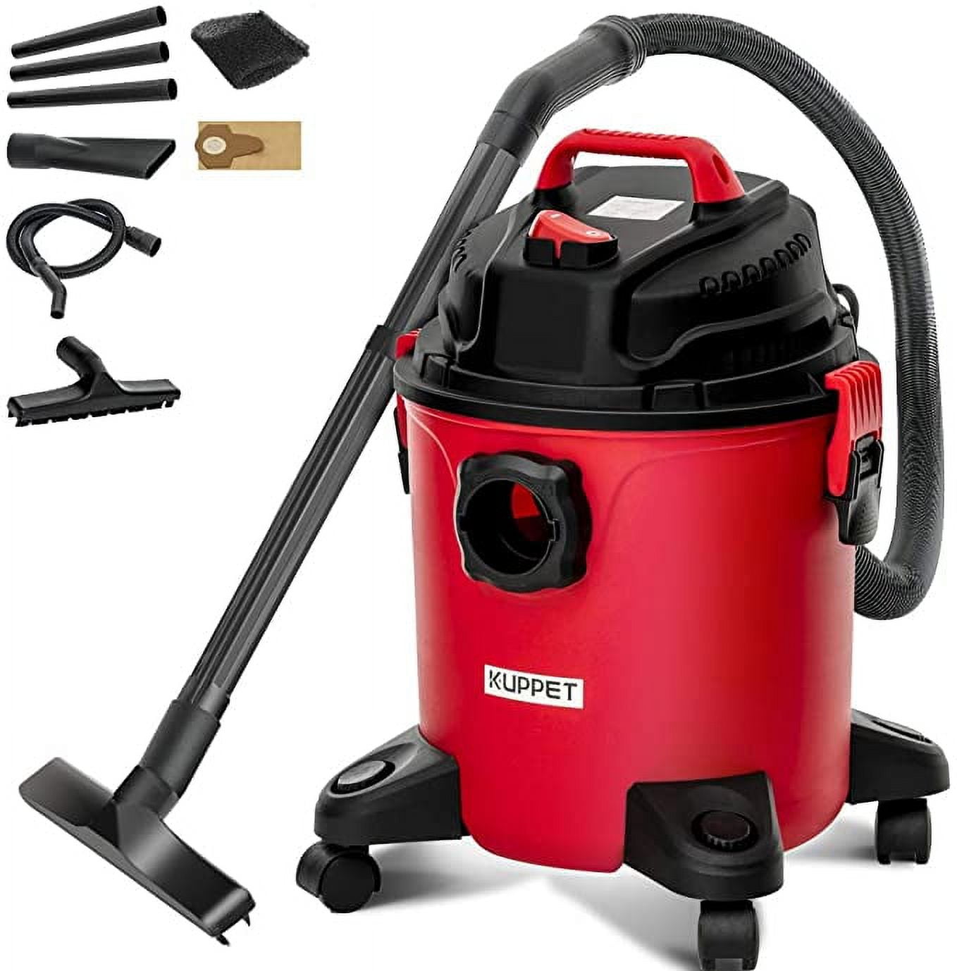 KUPPET 3-in-1 Wet/Dry Vacuum Cleaner, Shop Vacuum with Attachments