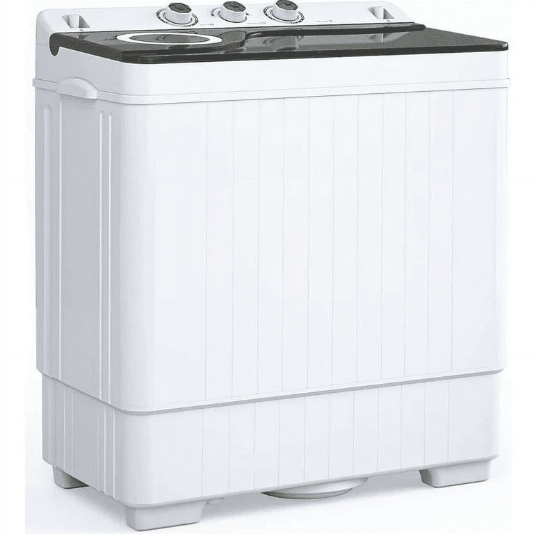 KUPPET Compact Twin Tub Mini Washing Machine 26lbs, Washer(18lbs