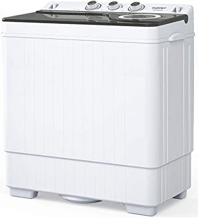 KUPPET Compact Twin Tub Portable Mini Washing Machine 26lbs Capacity