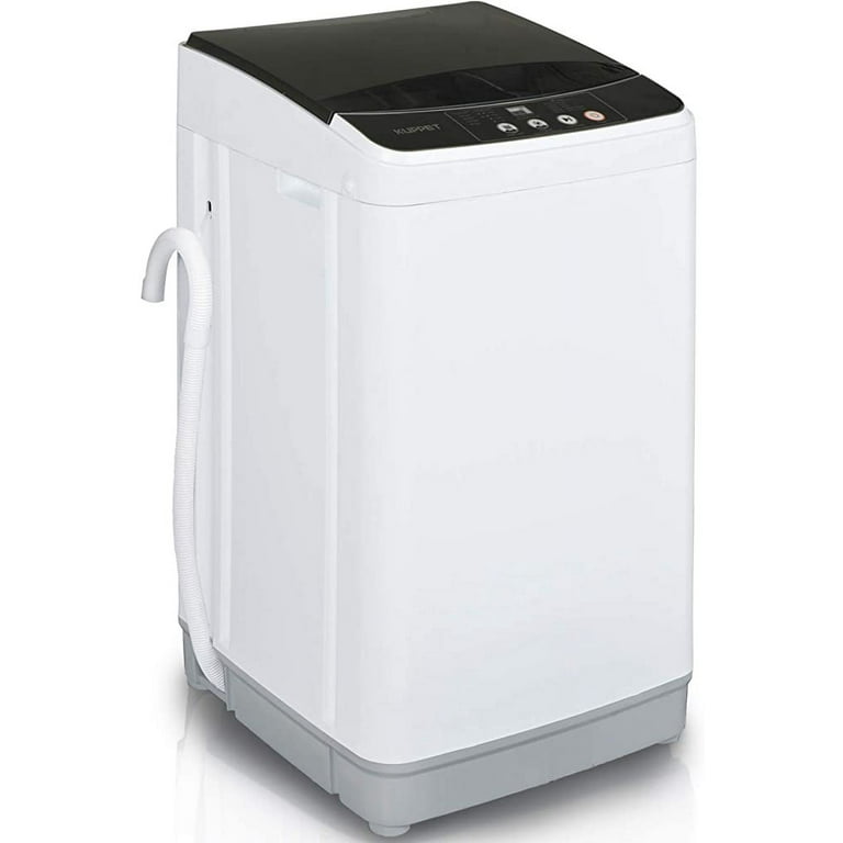 LifePlus Portable Washing Machine Compact Full-Automatic 1.8 Cu. ft.  Clothes Laundry Washer for Apartment Top Load Pump Drain