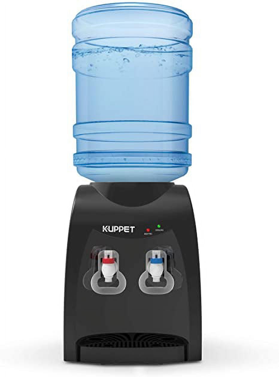 KUPPET Top Loding Electrical Cooling Water Dispenser,3 or 5 Gallon Bottle,Hot& Cold Water,Anti