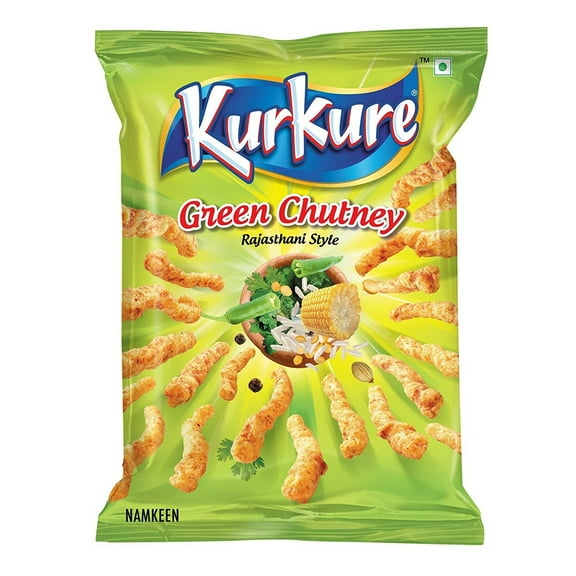 KURKURE Green Chilli Chutney Style - 128 Grams