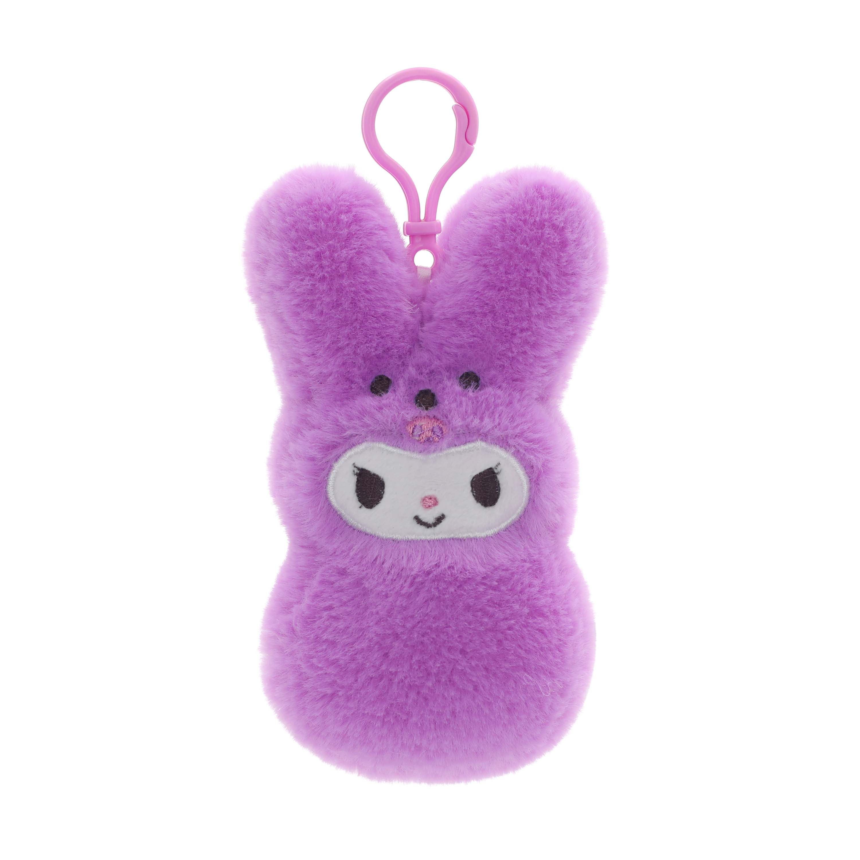 Sanrio Kuromi™ x PEEPS® Bunny Plush Backpack Clip Toy for Easter