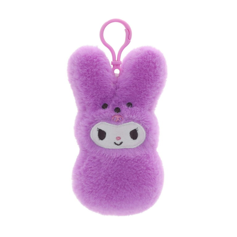 Sanrio Kuromi™ x PEEPS® Bunny Plush Backpack Clip Toy for Easter