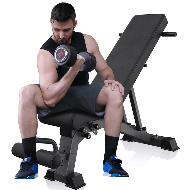 KURONO 2023 New Version 90° Adjustable Weight Bench, 1000LB