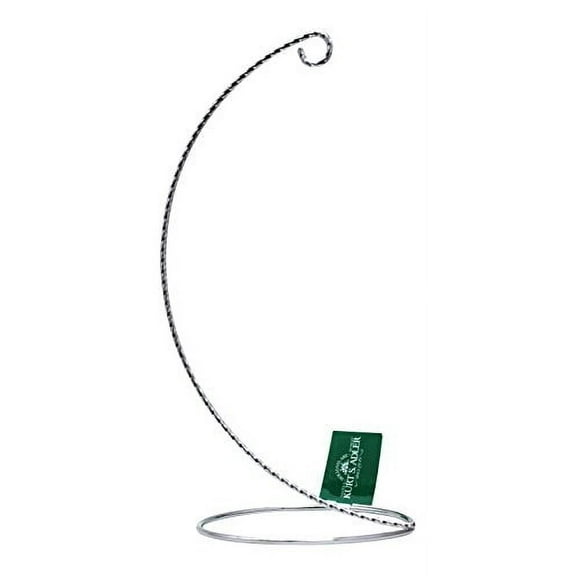 KURT ADLER Twisted Silver Metal Ornament Stand