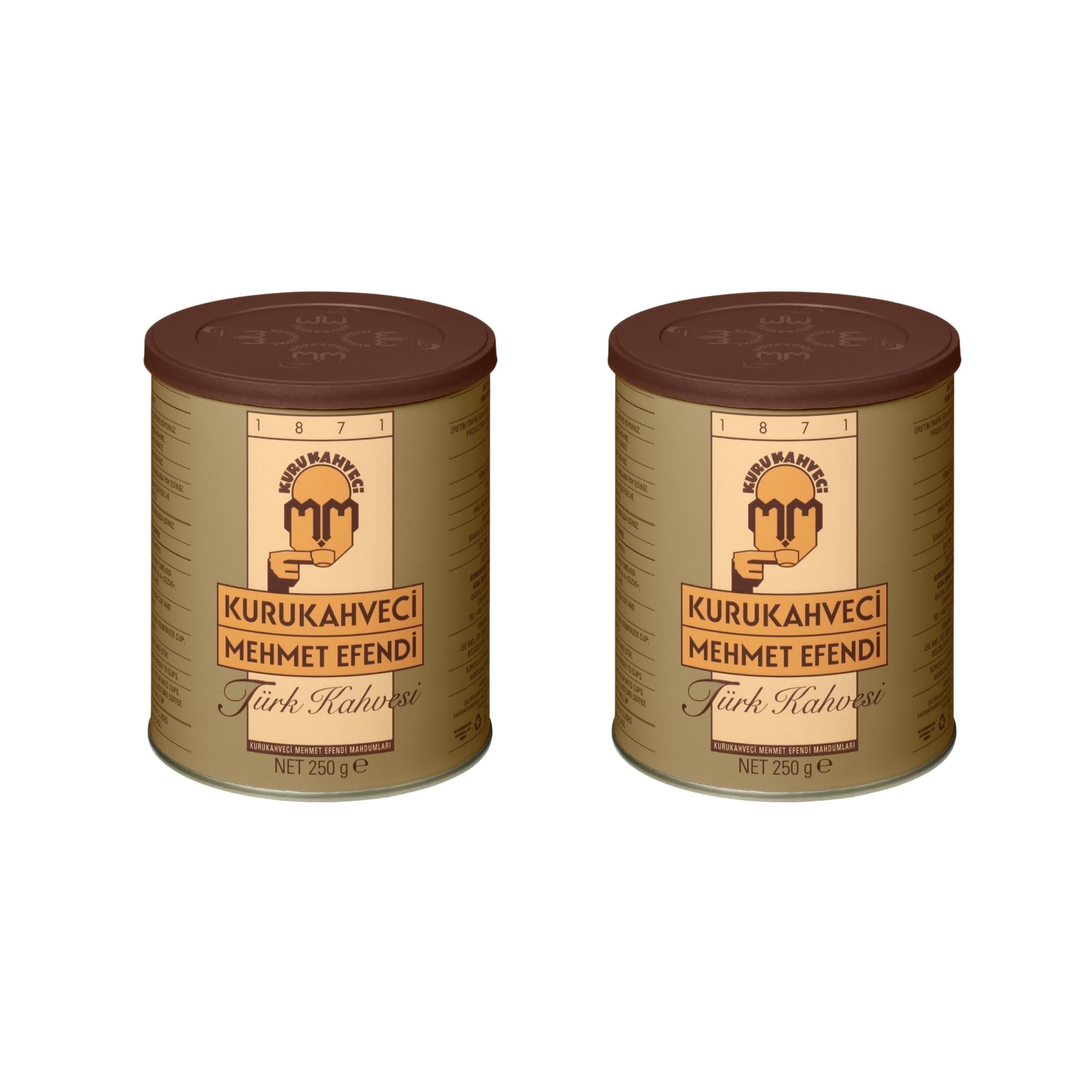 Skenderbeu Albanian Coffee - Ultra Fine Ground Dark Roast, 8.8 Oz (250g) Tin