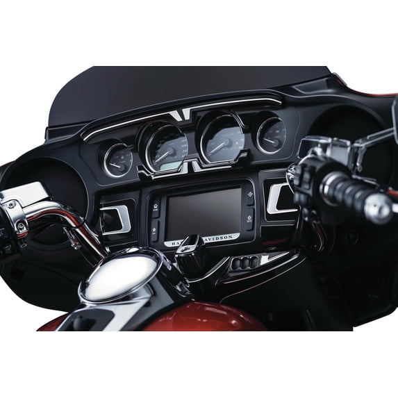 KURYAKYN-BAHN Gauge Accents Chrome Upper 6943