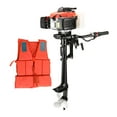thumbnail image 1 of KUSINDOG 4-Stroke 4.0 HP Outboard Boat Motor with Pull Start, 1 of 5